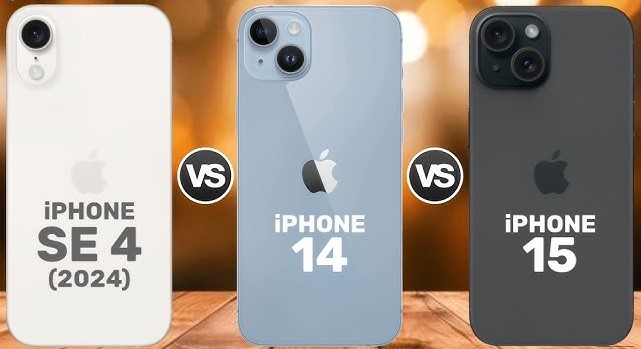 IPHONE SE VS IPHONE 14 VS IPHONE 15