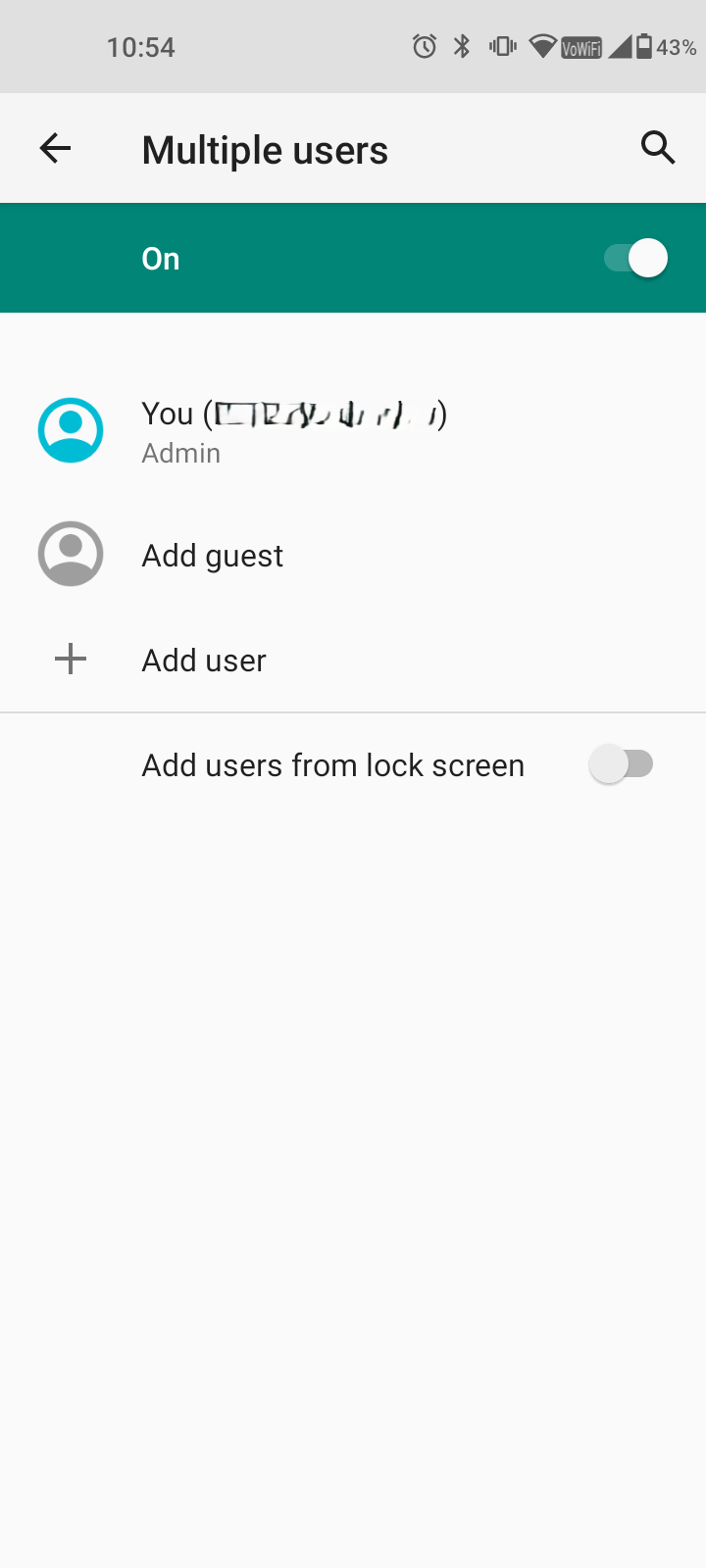 Android Guest Mode