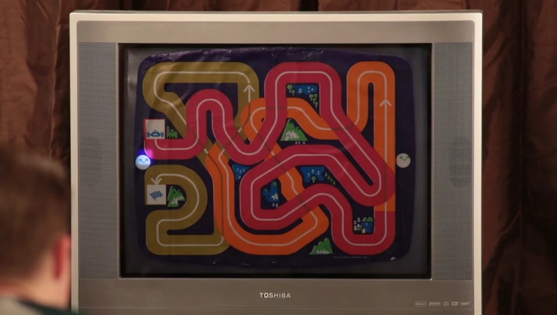 magnavox 1972 gameplay on TV